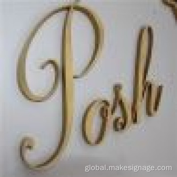 Clear Acrylic Logo Signs Modern Acrylic Logo Displays Factory